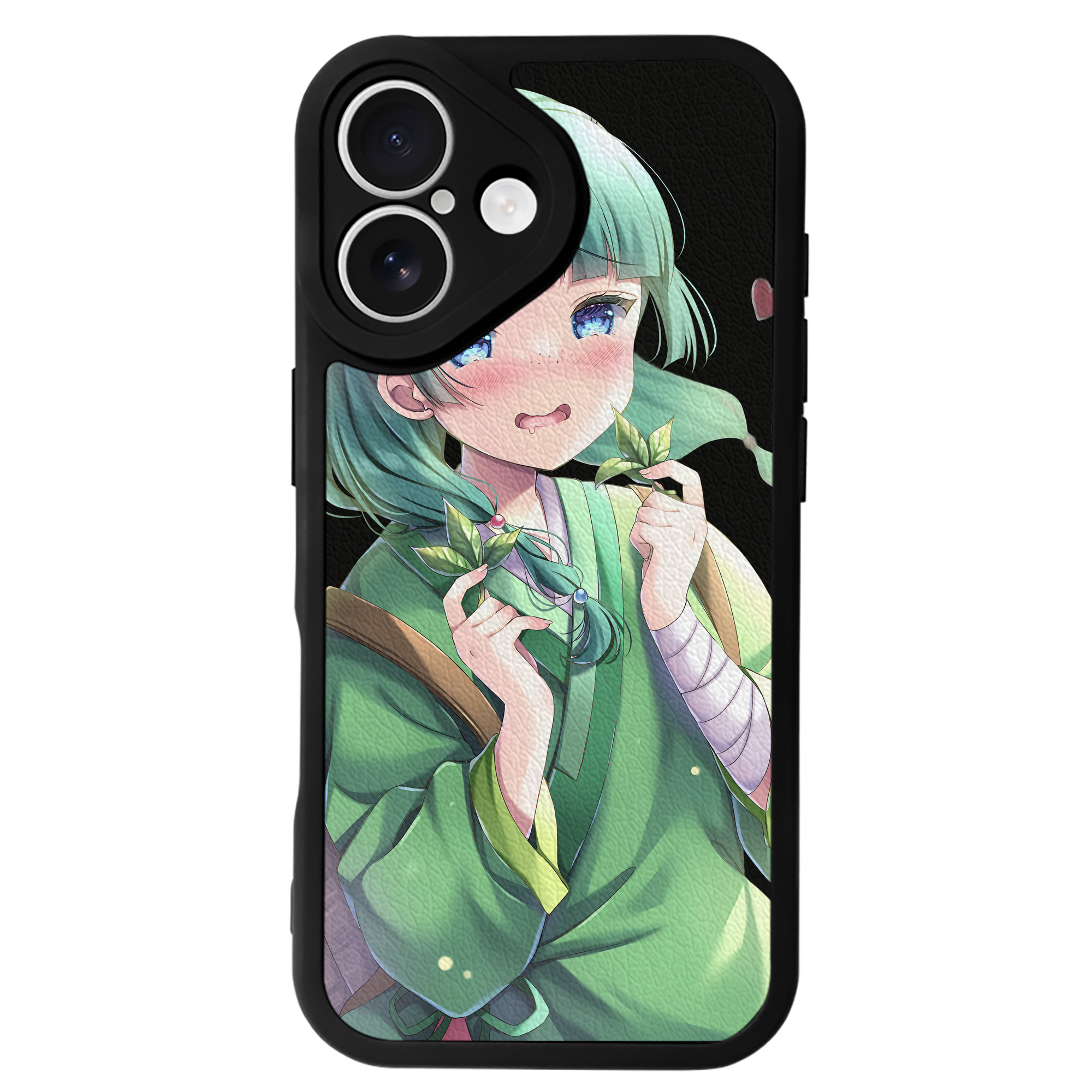 （画像用） 薬屋のひとりごと The Apothecary Diaries 【iPhone 16シリーズ対応】シリコンスマホケース（レザー調） 材質：シリコン